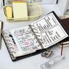 A7 Brown Leather Notebooks Kawaii Hand Ledgers 2025 Pocket Books