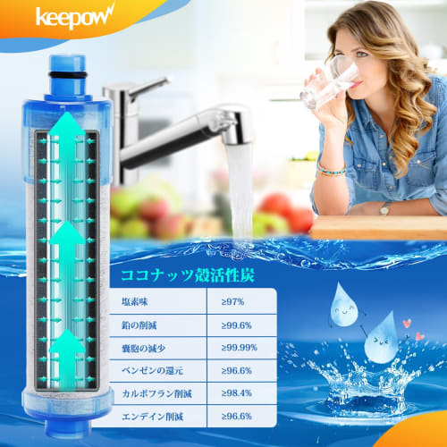 Genuine Compatible Replacement JF-21 Faucet Water Purification Cartridges (JF-21-T) - Set of 3 | High Chlorine Protection, Lasts Up To 4 Months