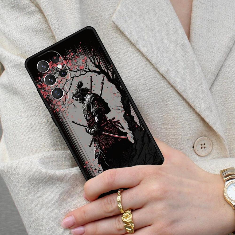 Japan Samurai Ninja Ronin Cell Phone Case for Samsung Galaxy S26 Ultra S25 S24 S23 S22 S21 S20 Note10 Cover