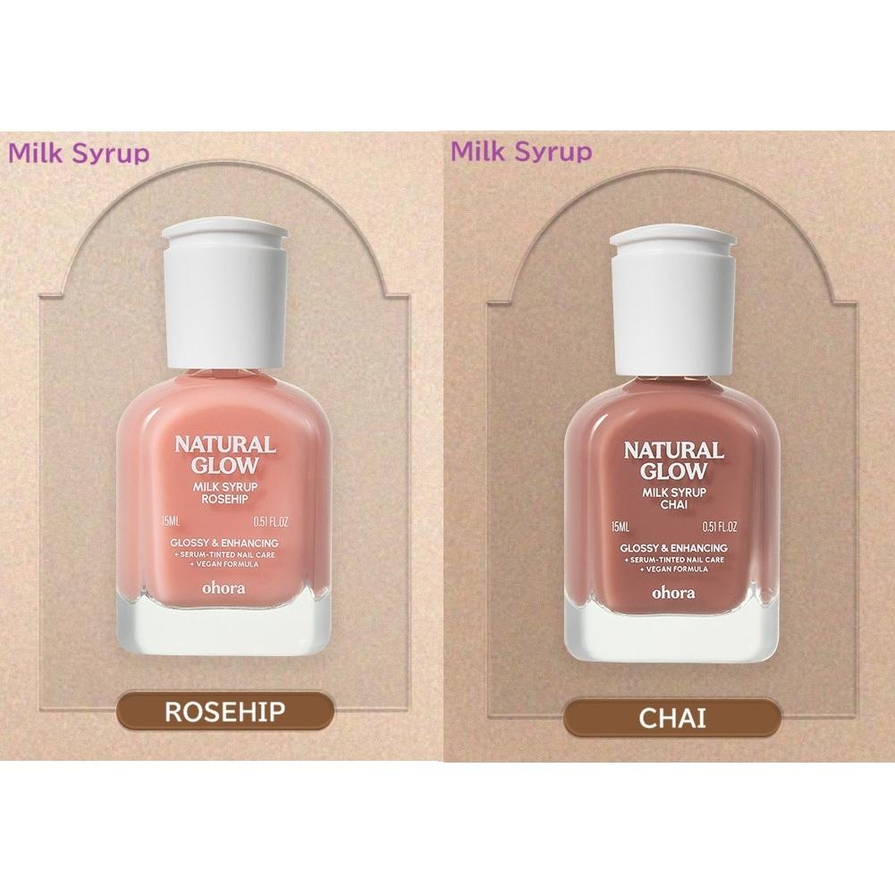 OHORA Sada posilovače nehtů Sirup Posilující péče o nehty Lesk 10 ml x2 (10 X 10)