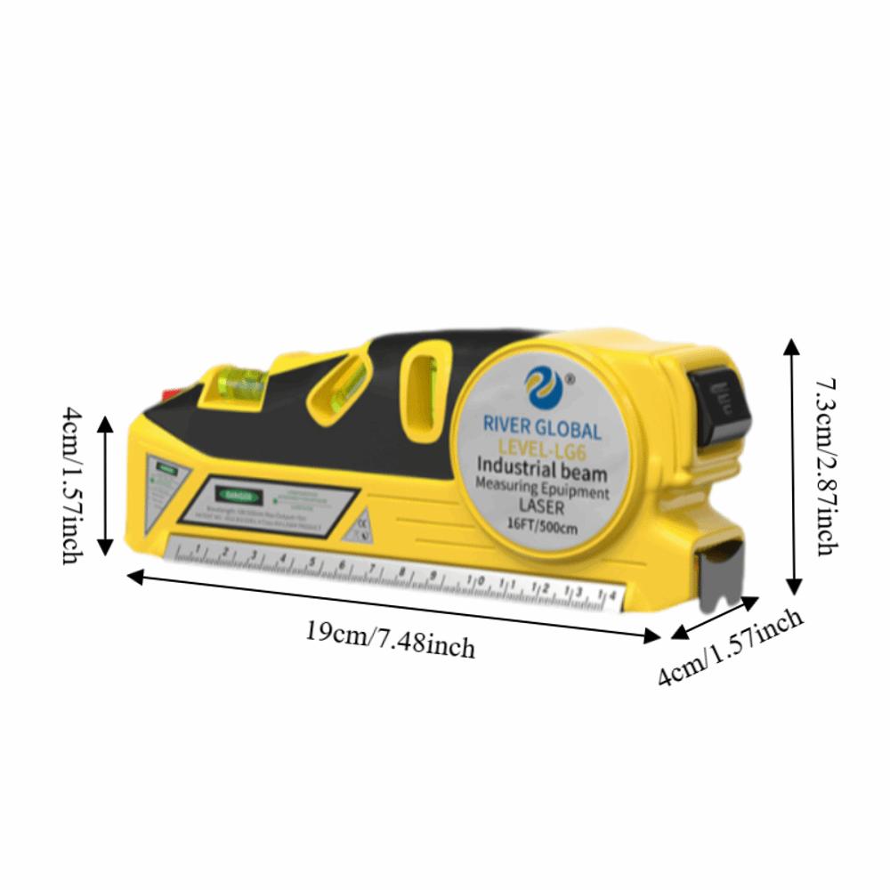 Vertical Horizontal Infrared tape measure 4IN1 Measuring Tape Digital Laser Tape Measure Home Use