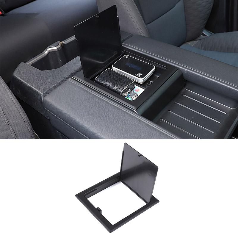 For Toyota Tundra 2026-2026 ABS Black Car Armrest Box Hidden Storage Box Multifunctional Storage Box Car Interior Accessories