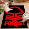 Red Tree Forest Logo Themed Anti-Slip Rugs - Polyester Home Decor, Suitable for Bedrooms, Living Rooms, Doorways, Studios, and Decorations