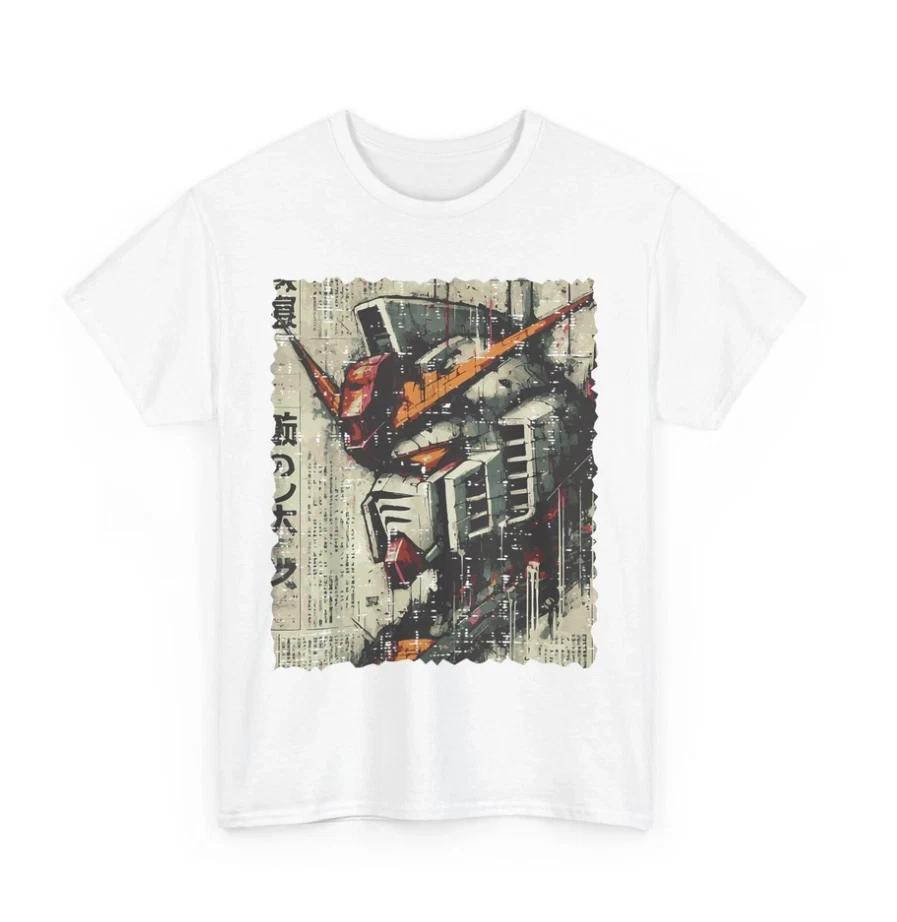 Японский Меха Робот Голова Японское Искусство Любители Аниме Фанаты Женщины Мужчины Рубашка 2XL