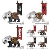 The Lord Of The Rings Armored Wolf Toy With Abs Plastic Mini Blocks For Collectors And Kids