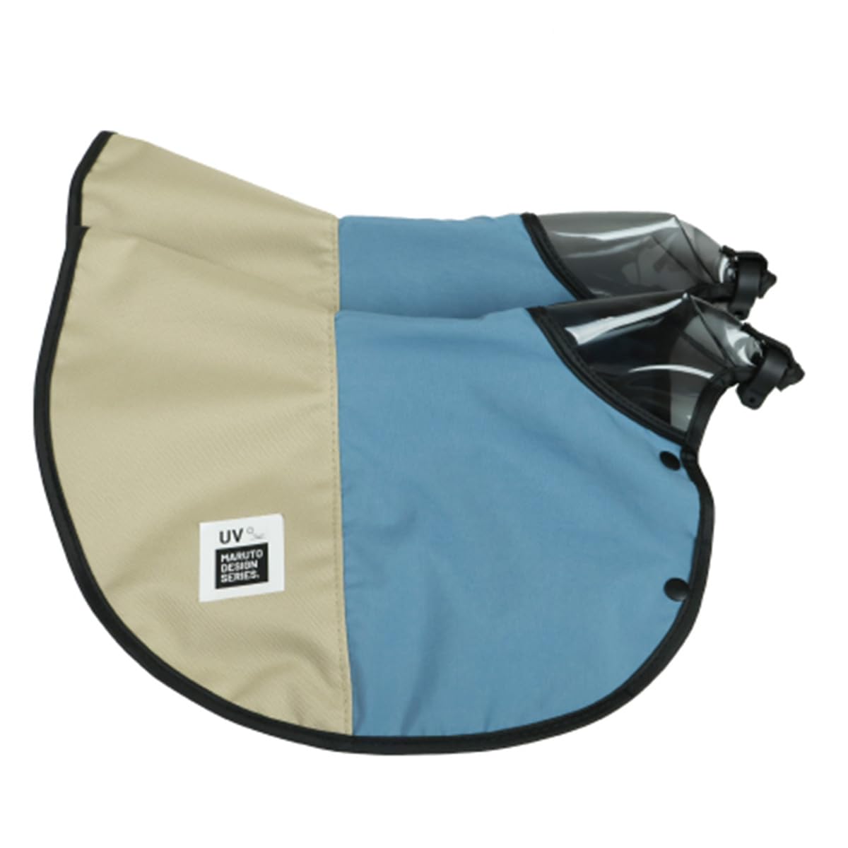 

MARUTO Okubo Seisakusho Summer Steering Wheel Saxe Two-Tone Cover, Blue, 288-00082/SHUV-701