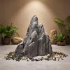 Fake Rock Landscape Sculpture Zenthemed Lightweight for Entryway