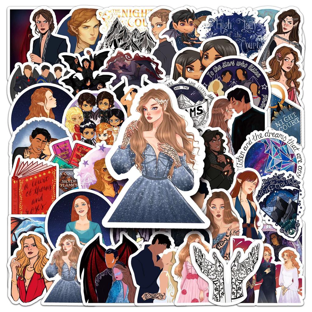 50 Creative Stickers Personalized Cartoon Decorative Mobile Phone Case Stickers