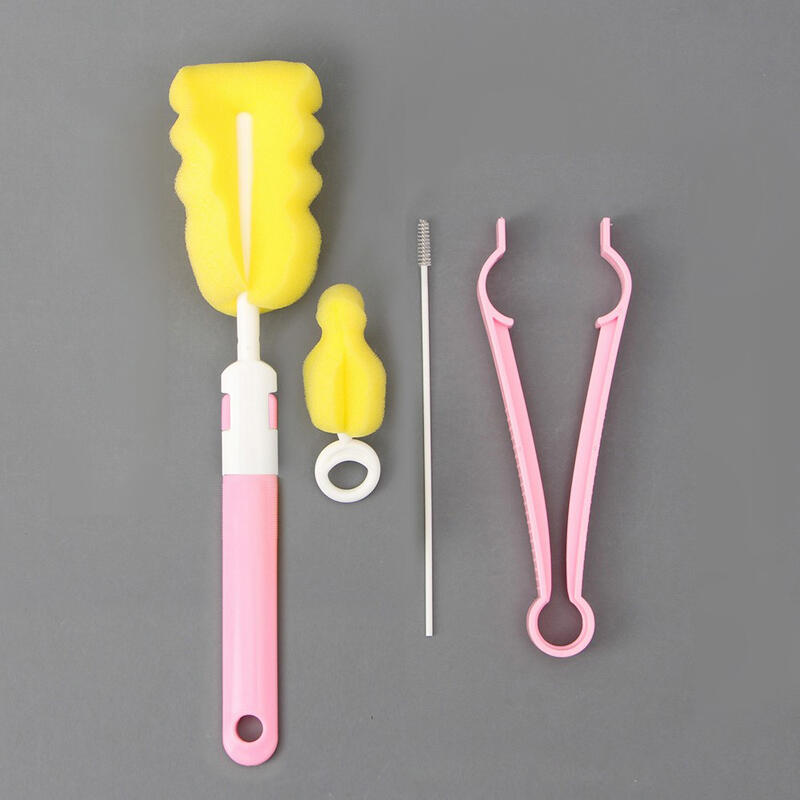 Basic water bottle cleaning brush set of 4