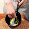 Uncoated Oil Splashing Pot Wooden Handle Omelette Pan Universal Butter Melting Pot  Stove