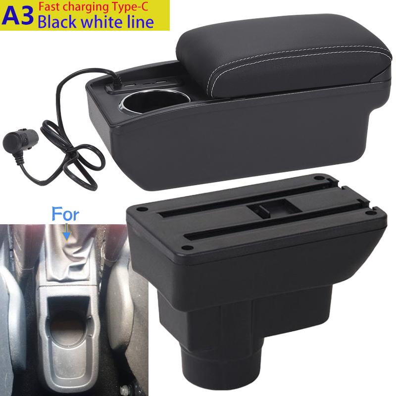 Für Opel Corsa D Armlehnenbox Für Opel Corsa Auto-Armlehnen-Aufbewahrungsbox Spezieller Getränkehalter Nachrüstteile Innenraum Autozubehör