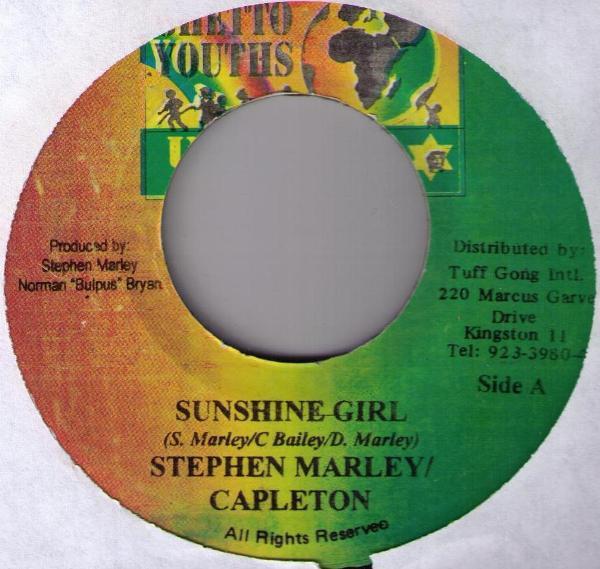 

7inch Record STEPHEN MARLEY / CAPLETON - Sunshine Girl NONE Ghetto Youths U Jamaica Reggae, Ska & Dub Used
