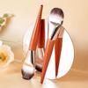 Tongue-Shaped Flat Head Foundation & Mask Brush - Soft Makeup Tool