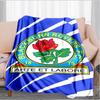 Rovers Crest Football Club Bedruckte Decken Weiche Flanelldecken für Sofa Bett Geschenke für Männer Frauen Picknickdecke Weihnachtsgeschenke