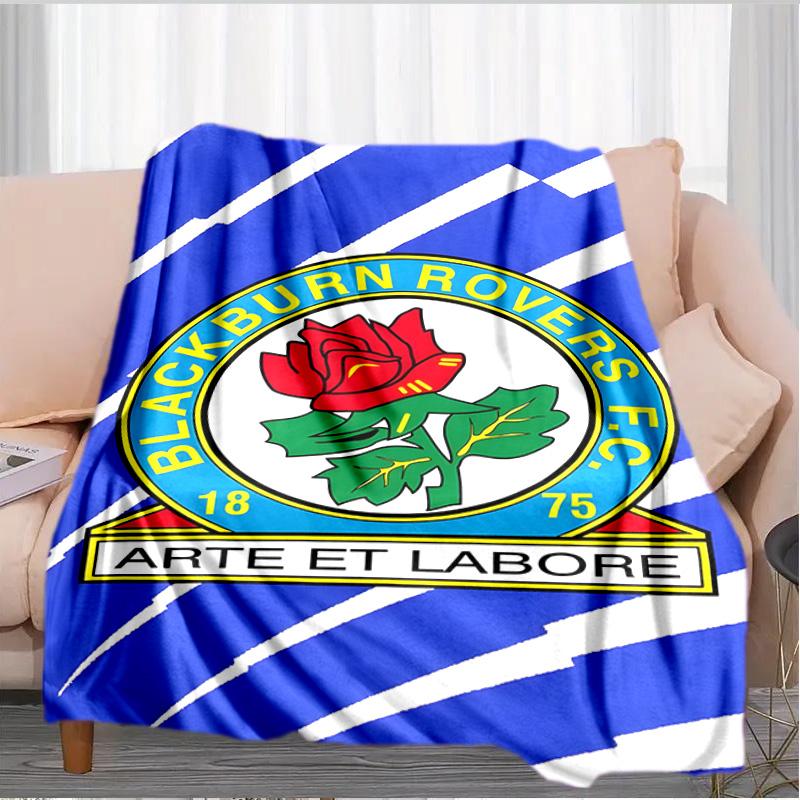 Rovers Crest Football Club Bedruckte Decken Weiche Flanelldecken für Sofa Bett Geschenke für Männer Frauen Picknickdecke Weihnachtsgeschenke