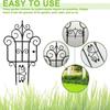2 Stücke Yard Decor Multifunktionale Dekorative Garten Zaun Anlage Klettern Rahmen Stapelbar DIY Klettern Spalier Tier Barriere Zaun