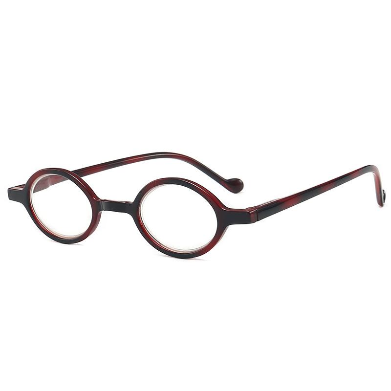 Retro Anti-Blue Reading Glasses Women'S Round Reading Glasses Comfortable Elderly Glasses Portable Glasses Fashion Reading Glasses Men