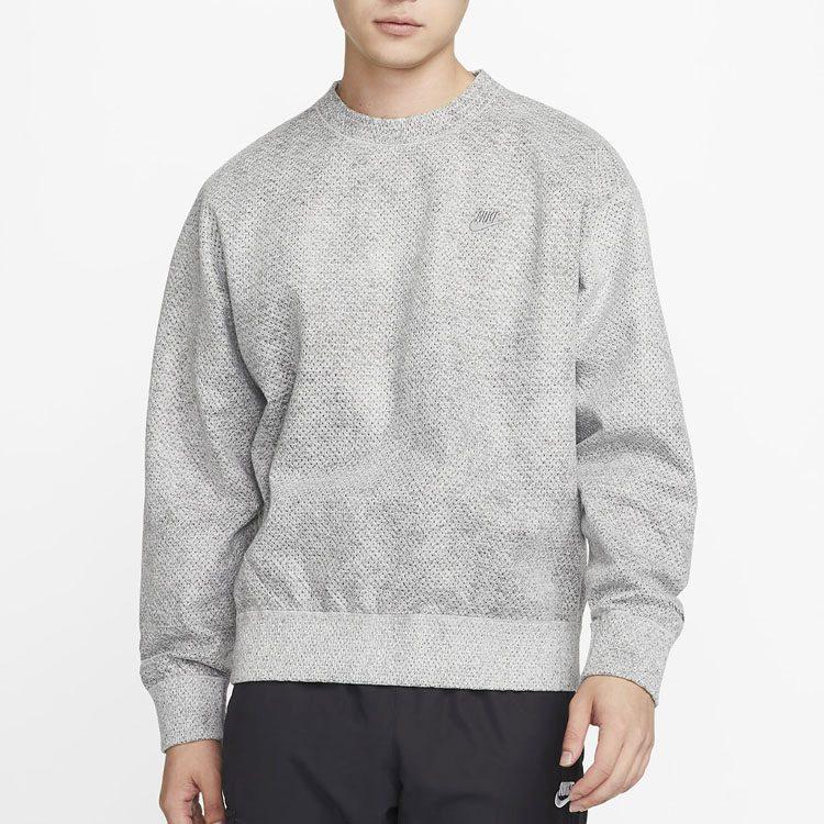 Nike Sweatshirts Men's Light Gray Crew Neck Thickened Regular DQ4265-084