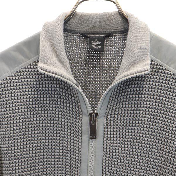Calvin klein Long sleeve Zip Jacket M gray Men's Used