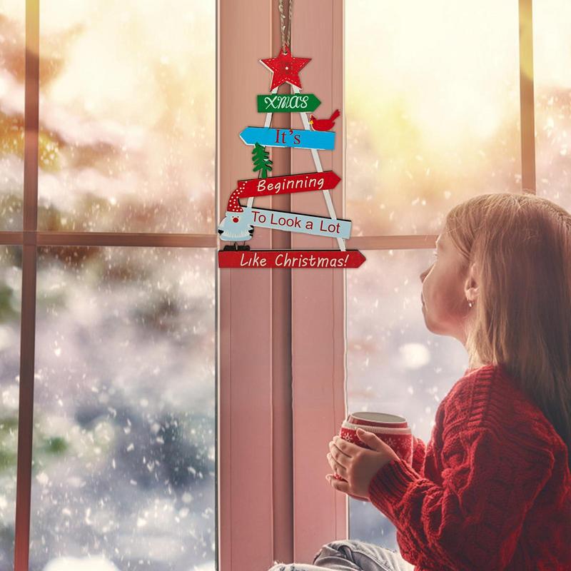 

Snowman Tabletop Sign Decor Suspensible Wood Christmas Table Ornaments No Rough Edges Christmas Office Decor Crafts For DIY красный