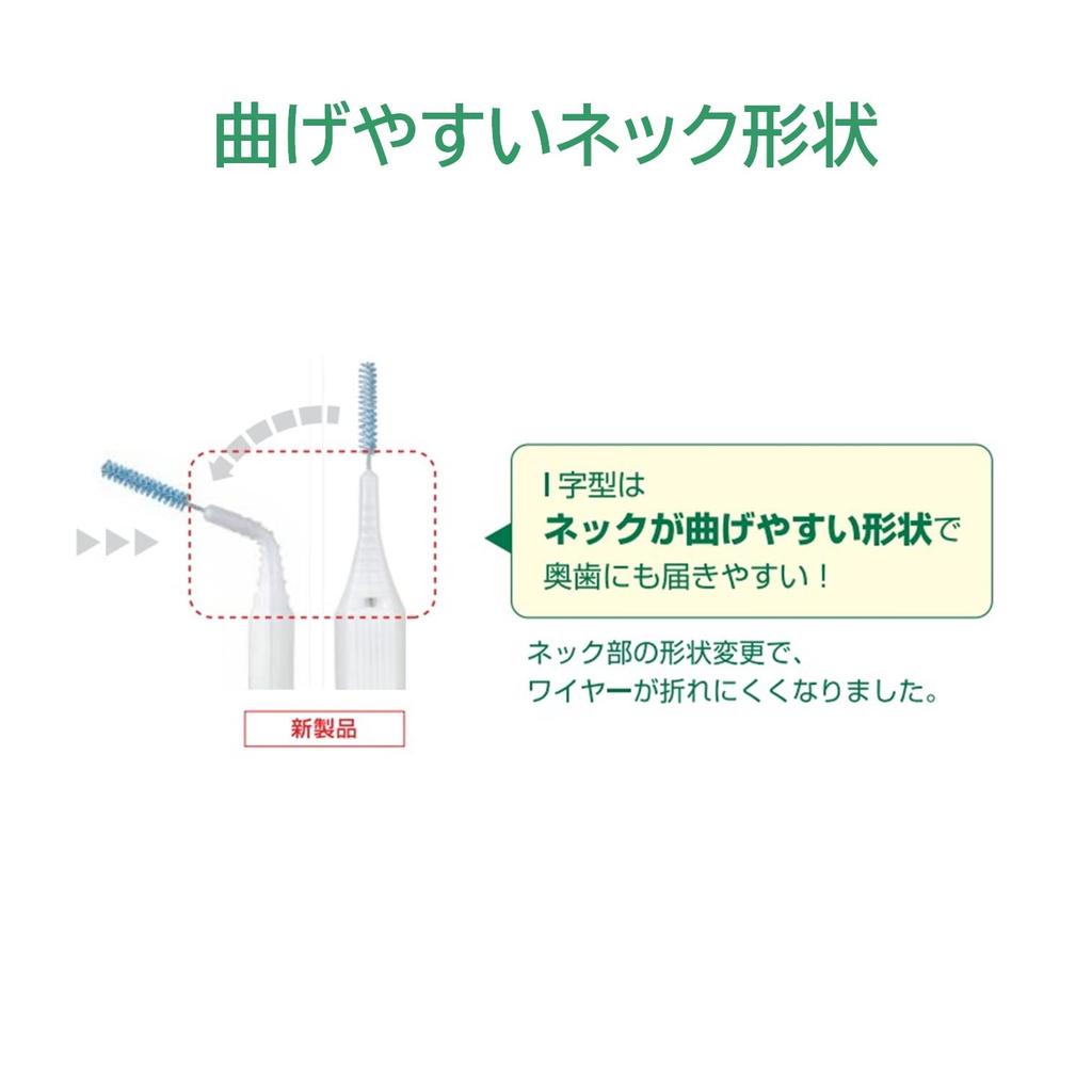 GUM Interdental Wire Type L 20 Brushes x 3 Packs Bonus Brushes, I-Shaped, [Size (5)], +