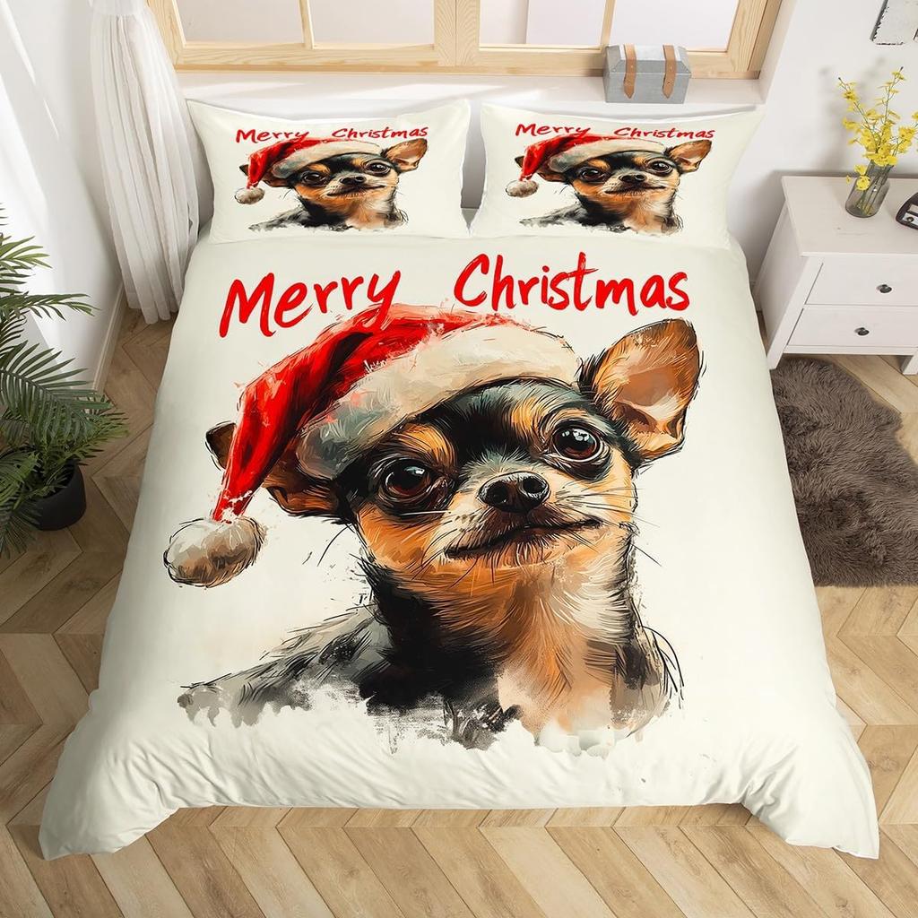 Comforter Merry Christmas King Size Cute Bedding Set For Kids Boys Girls Bohemian Room Decor Bedding Collection 3 Pcs