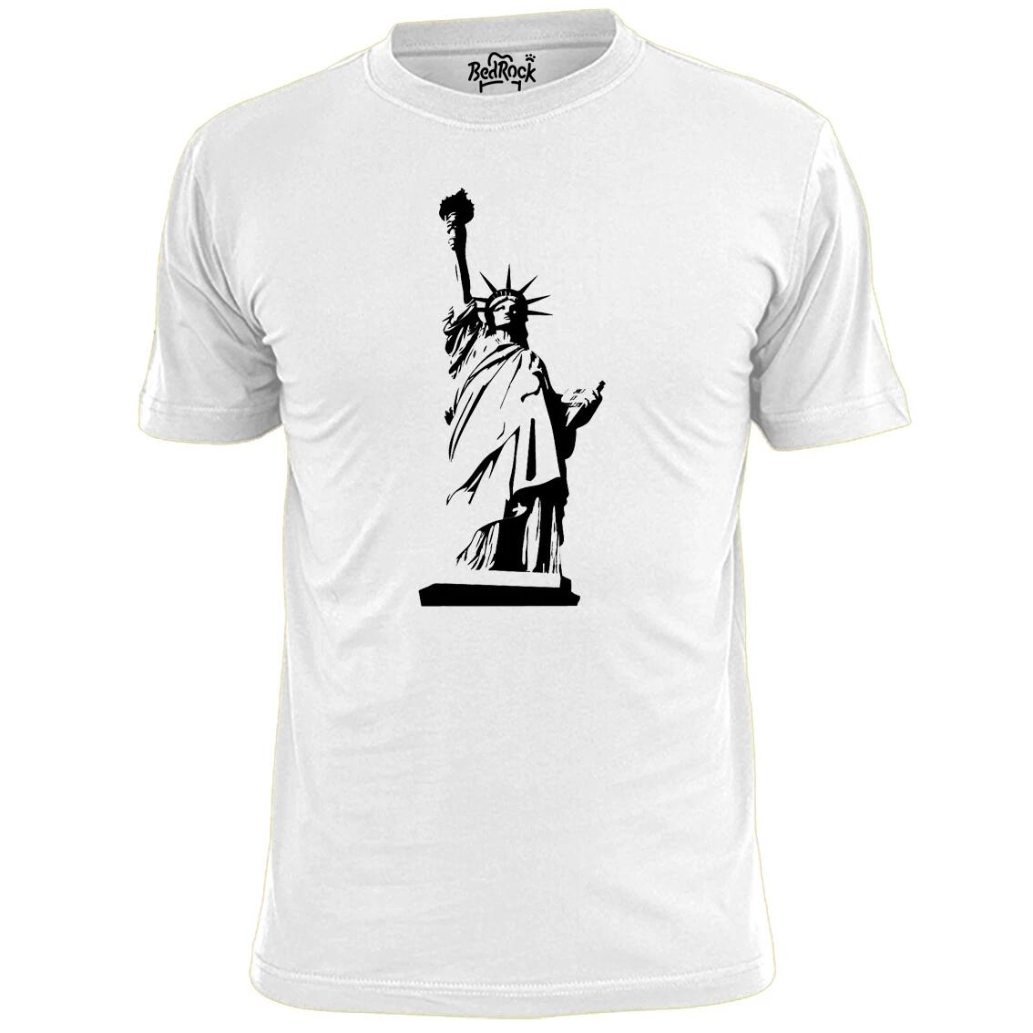 Mens Statue Of Liberty T shirt USA Democracy France 3XL