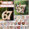 Christmas Decoration Pendant Christmas Tree Tag Theme Party Crafts Ornament