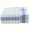 1-10pcs Kitchen Tea Towels Plaid Rags Grid Towel Cotton Stripes Checkered Kitchen Towels Dining Room Supplies