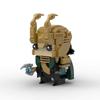 Rocky Male Creative Doll Assembly Model Toy Gift Square Head Model Small Particle Building Blocks