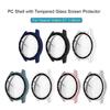 Full Coverage Screen Protector Frame Bumper Shell PC Tempered Glass Cover Dial Scale Protective Case For Huawei Watch GT 2 46mm