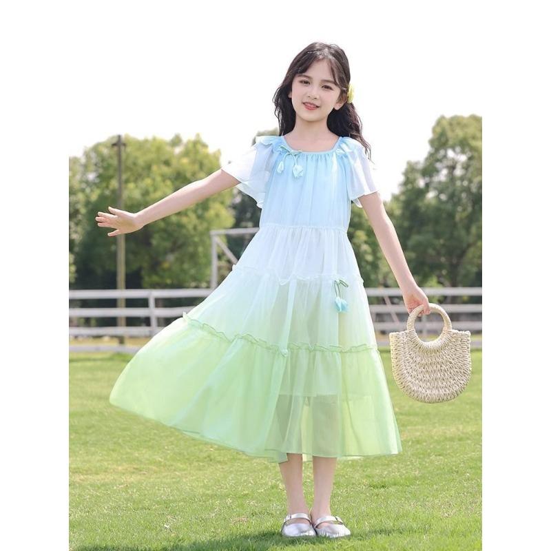 Girls  Fashionable Dress Summer Children s Princess Dress 120