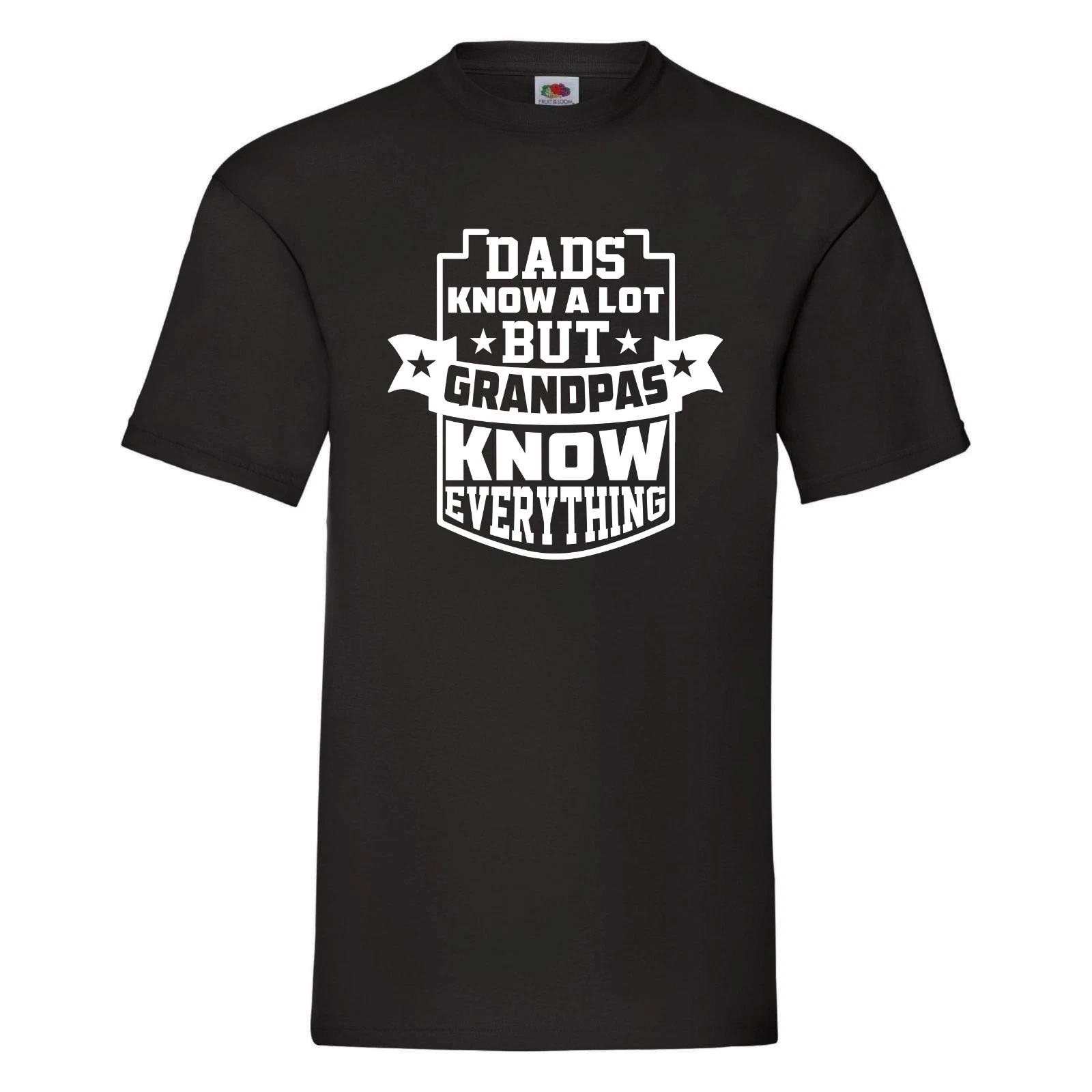 Grandpas know everything t-Shirt, grandad tShirt, gift for grandpa S