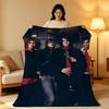 Band M-My C-Chemical R-Romance Throw High-Density Short Plush Blanket Soft Skin-Friendly for Sofa Nap Air-Conditioned Room