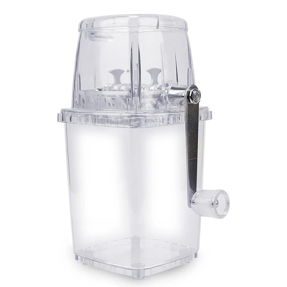 Plastic Ice Shaver Mini Breaking Ice Machine Kitchen Gadget Manual Ice Crusher  Cold Drink