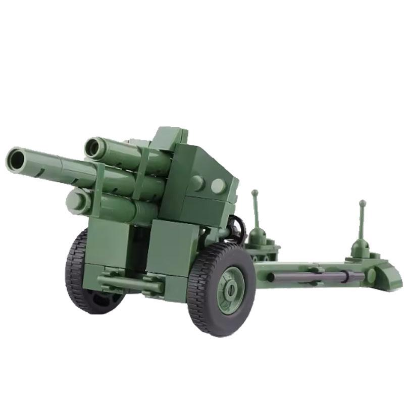 MOC Military Building Block Set Weapons War Army Accessories Soviet Army Characters Cannon Carts Launchers Tents Block Bricks Gift Presents Toy