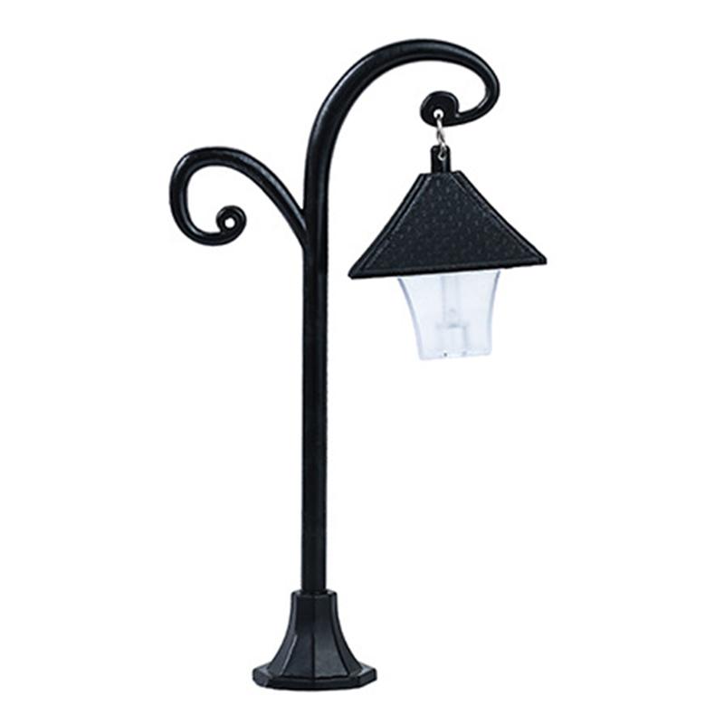 Mini Miniature Street Light Model Railway Train Lamp Post Lights for Mobile Phone/ Scene/Desktop Mini Decoration