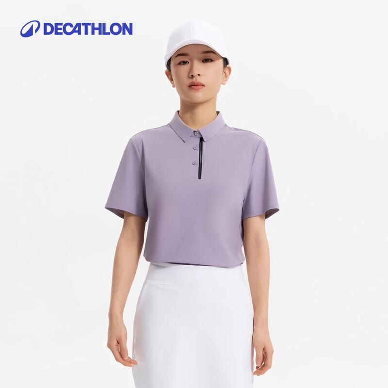 Decathlon Women's Golf Sun Protection Short Sleeve Polo