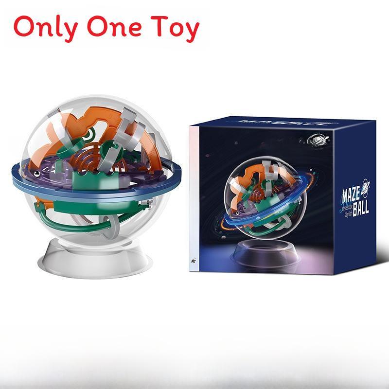 Space Maze Series Mini 3d Puzzle Cube With Balancing Balls For Kids And Brain Training
