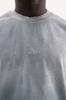 Machinist Men's Oversized T-shirt with a Gradient and Distressed Effect – Light Grey S