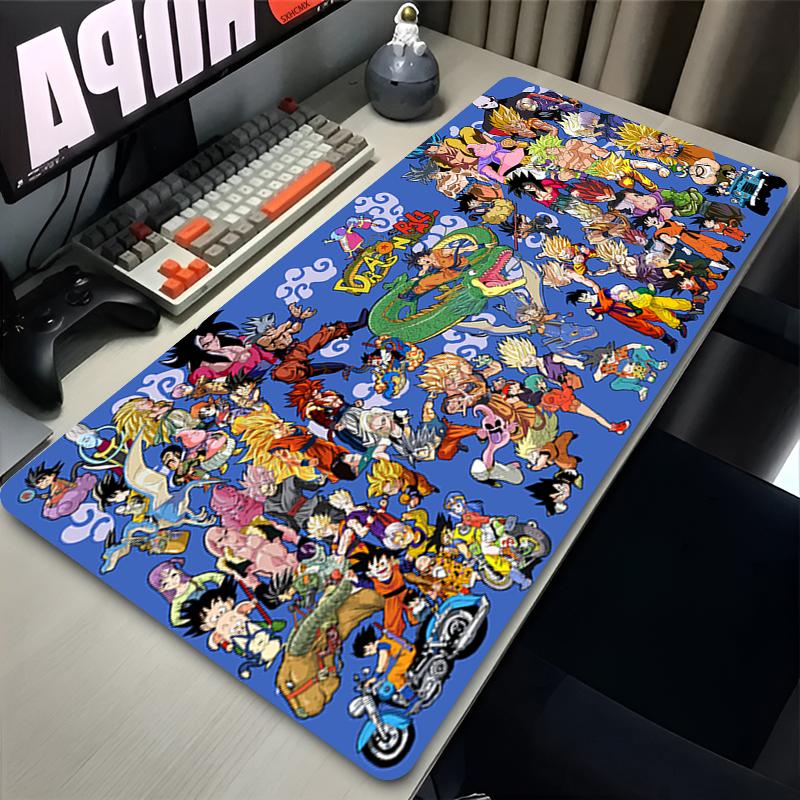

Mouse Pad Gamer Dragon Ball Z Computer Large XXL Desk Mat Keyboard Anime Gaming PC Accessories Mousepad DBZ Rubber Carpet 30x60x0.2cm