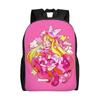Pretties Anime Cures Backpacks for Men Women Waterproof College School Bishoujo  Bag Printing Bookbag
