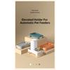 ROJECO Elevated Holder For Automatic Pet Feeders Adjustable Height Suitable For Pets Cat Dog Feeder Bowl Accessories