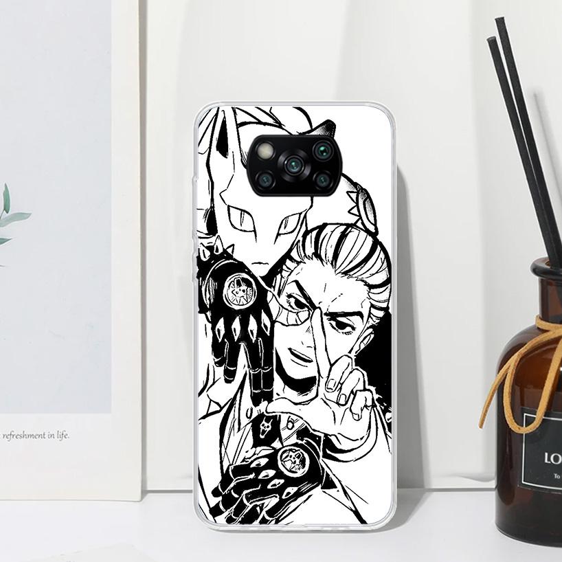 

JoJo Kira Yoshikage Killer Queen Phone Case For Xiaomi Poco X7 X6 X5 M7 M8 Pro F7 Ultra Redmi 15C 15 13C 13 12C 12 10 10C 10A Ar Redmi 15C 4G