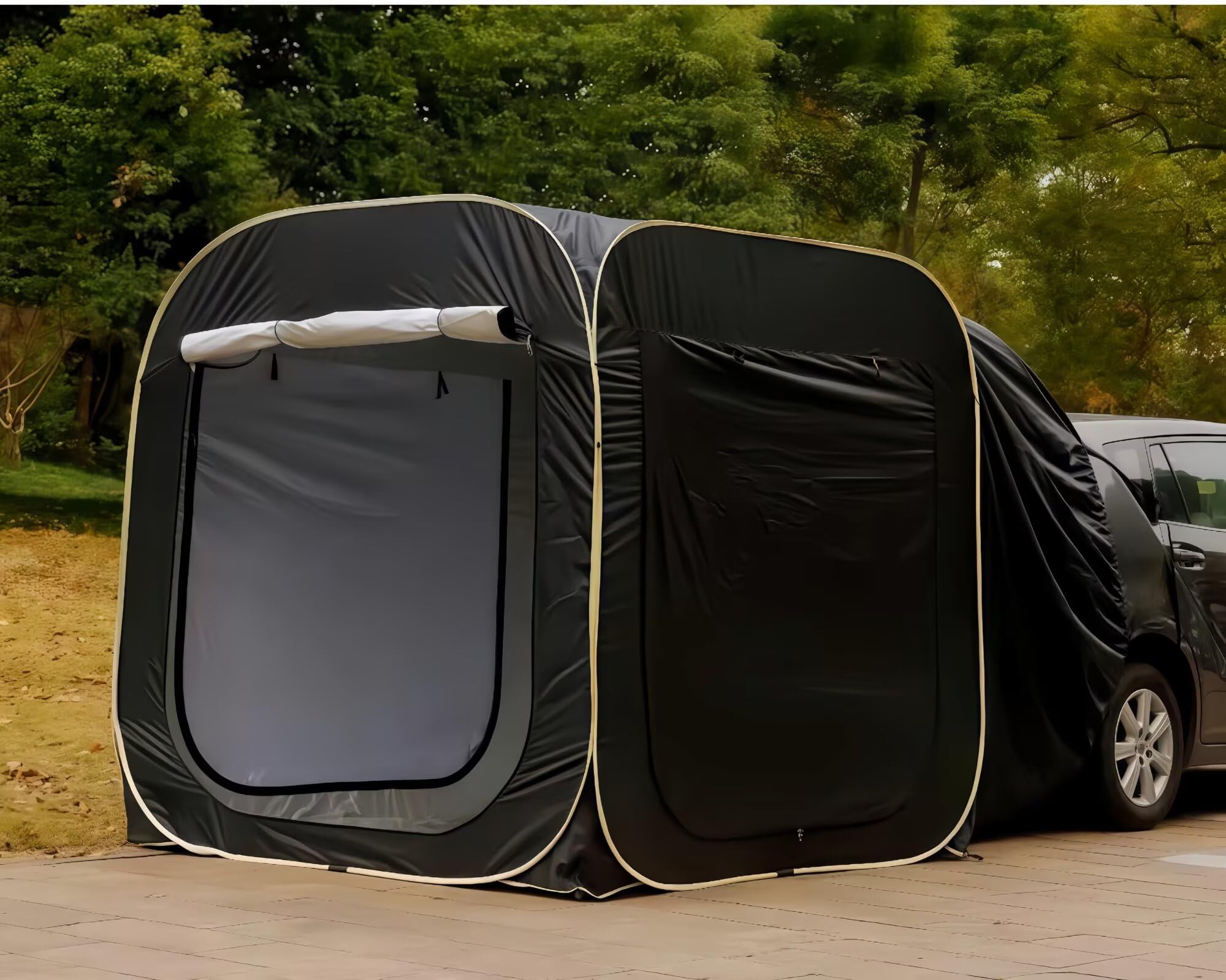 

EastEamily Car Tail SUV Camping x x inches x 200 x Person Simple Tent with Sun Waterproof and UV Easy Convenient Rear Gate Outdoor Earthquake and