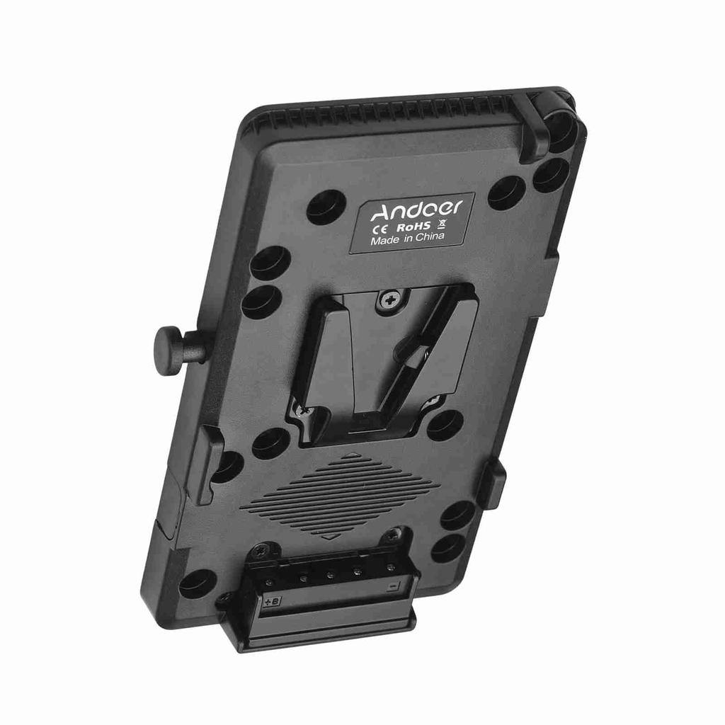 Battery Plate Multifunctional Easy to Install 12V 16.8V D Tap V Mount Battery Plate for Camcorder BMCC BMPCC