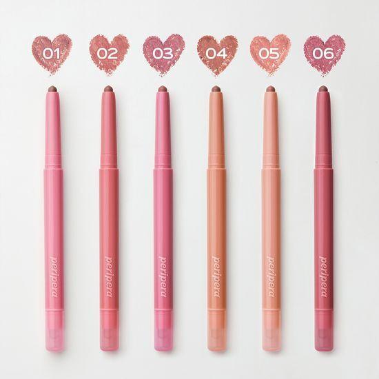Peripera Puppy Plumping Dew Lip Pencil 6 Colors