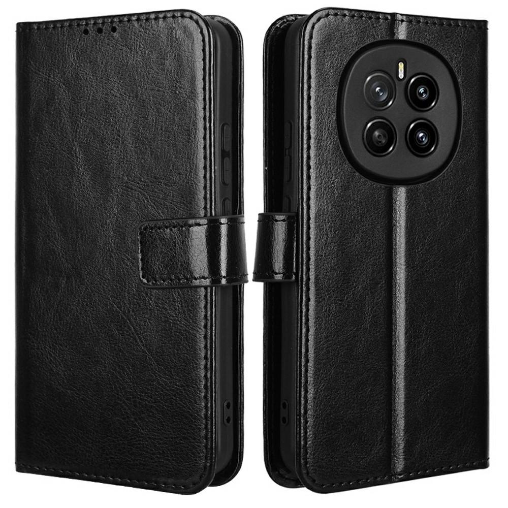 For Honor Magic7 5G Case Crazy Horse Texture PU Leather Phone Wallet Cover