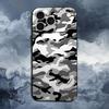 Fashion Camouflage Case For iPhone 15,16,12,14,17,13,11,Plus,Pro Max,8,7,XR,SE,XS,X,Mini,Soft Silicone Black