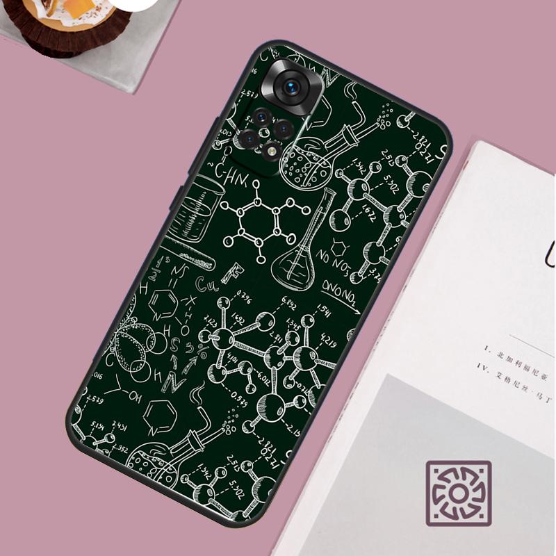 Vintage Chemistry Laboratory Case For Redmi Note 12 10 9 8 11 13 Pro 9S 10S 11S 12S Phone Cover For Redmi 12C 9C 10C 13C